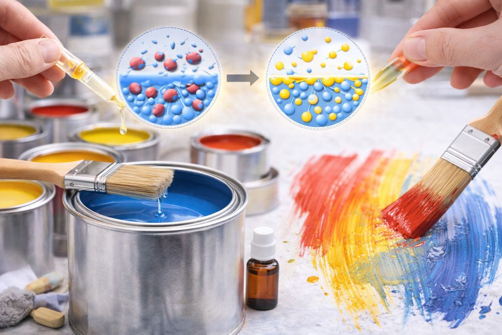 Rola surfaktantów w farbach i lakierach – stabilizacja emulsji i równomierne rozprowadzanie pigmentów