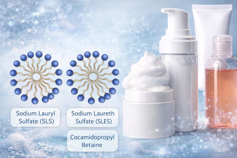 Surfaktanty w kosmetykach – które są najczęściej stosowane i dlaczego?